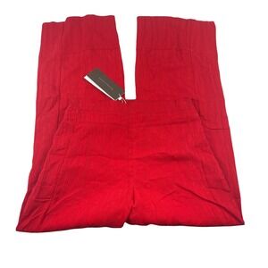 Palmer Harding Silence Wide Leg Pants In Crinkled Red Size 8 NWT $540